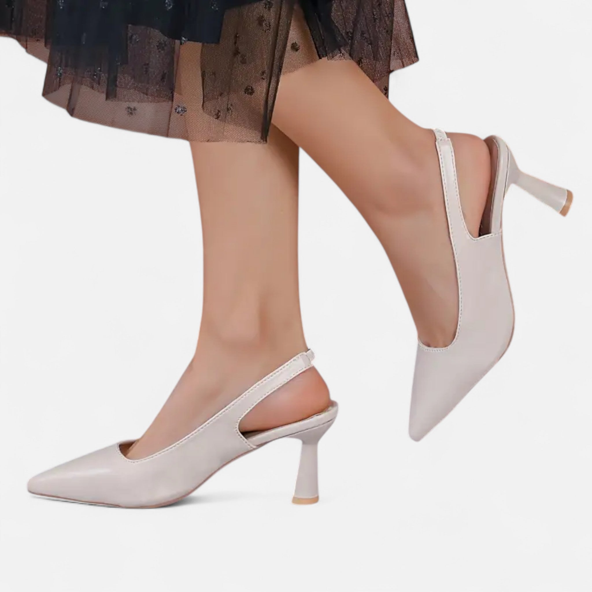 Etclair Mode | Women’s Elegant Pointed Slingbacks