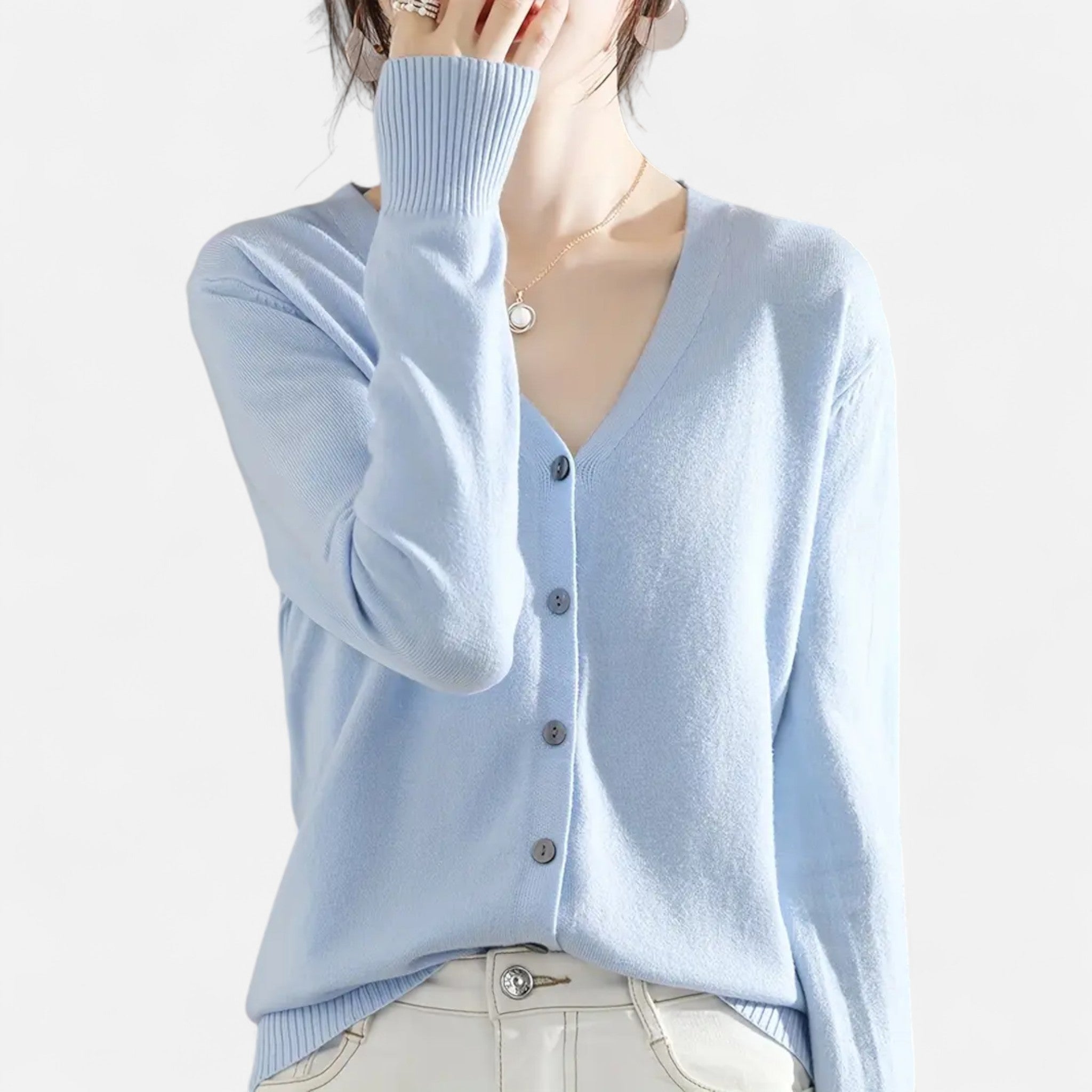 Etclair Mode | Women’s Classic Long Sleeve Cardigan