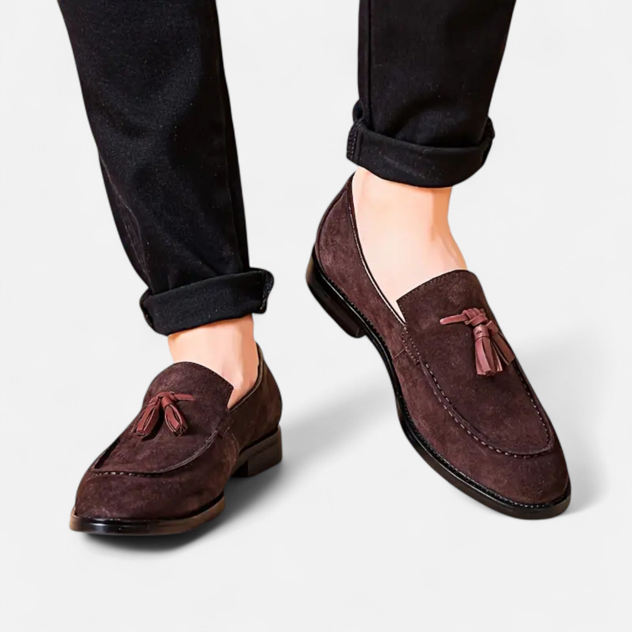 Etclair Mode | Men’s Heritage Tassel Slip-On Loafers