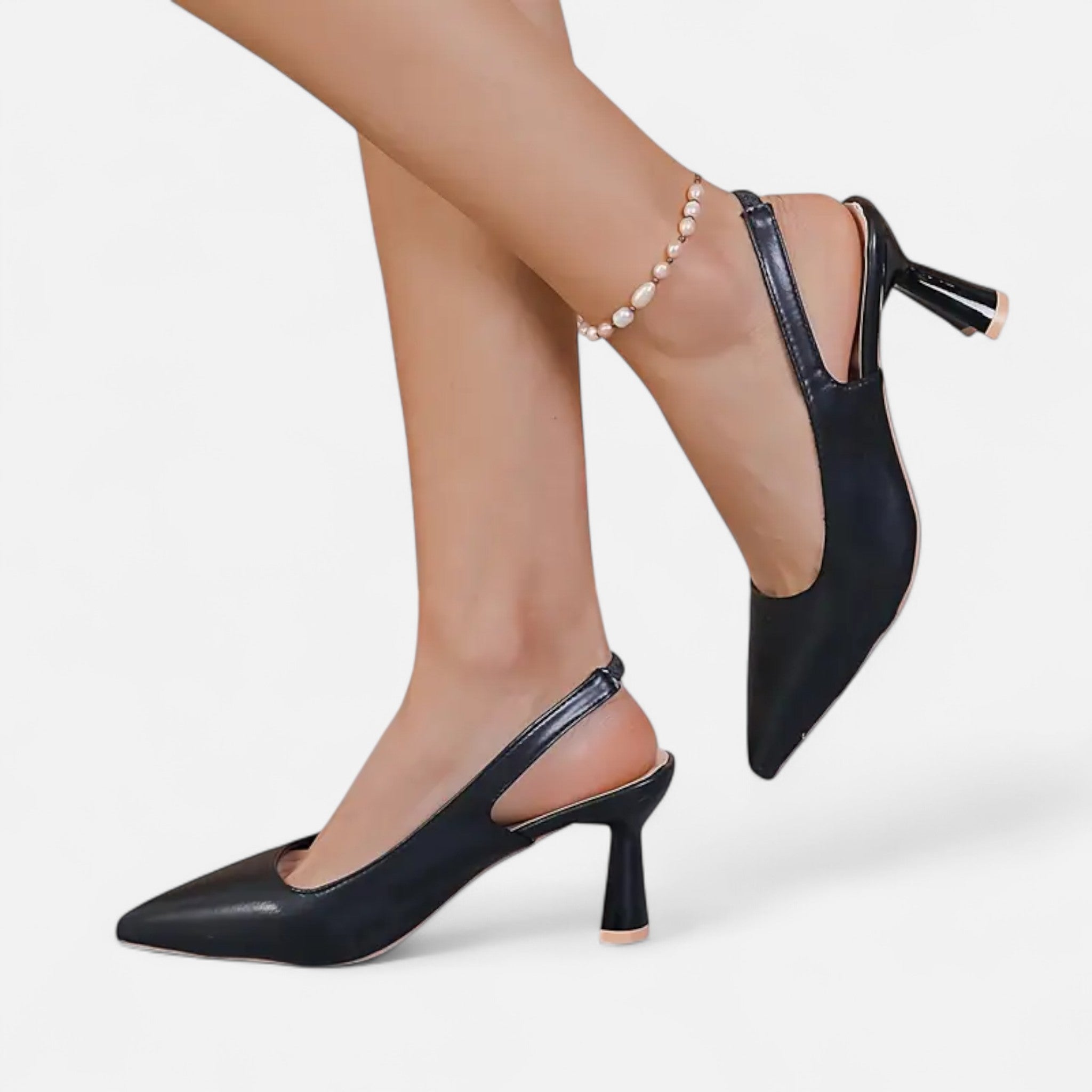 Etclair Mode | Women’s Elegant Pointed Slingbacks