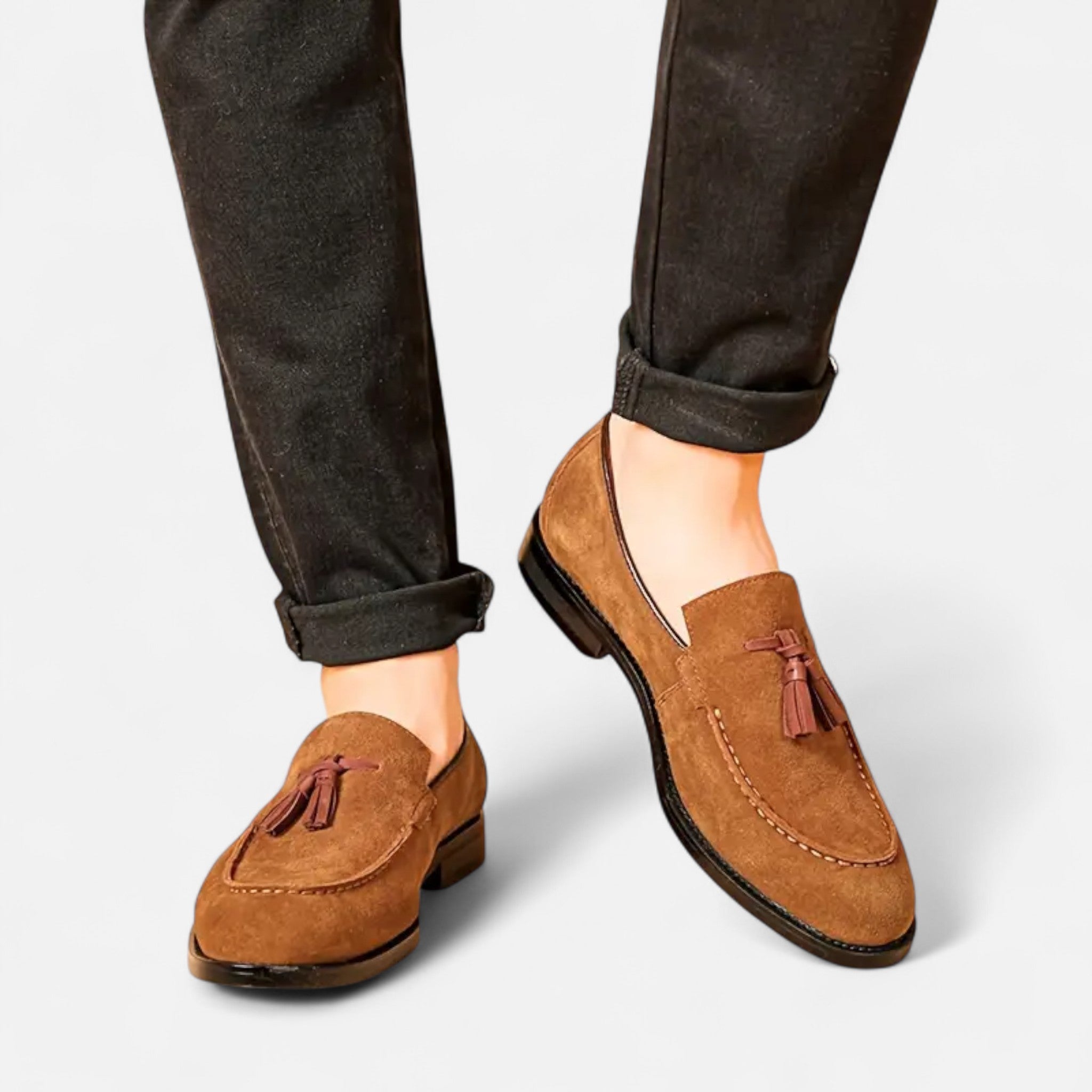 Etclair Mode | Men’s Heritage Tassel Slip-On Loafers