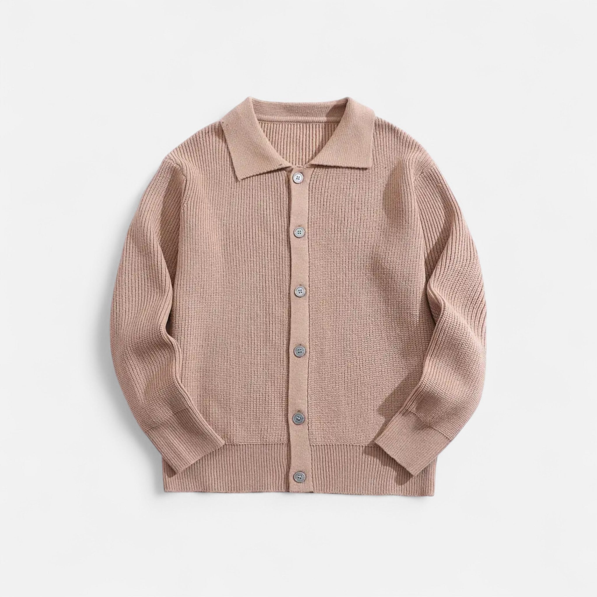 Etclair Mode | Men’s Classic Lapel Knit Cardigan