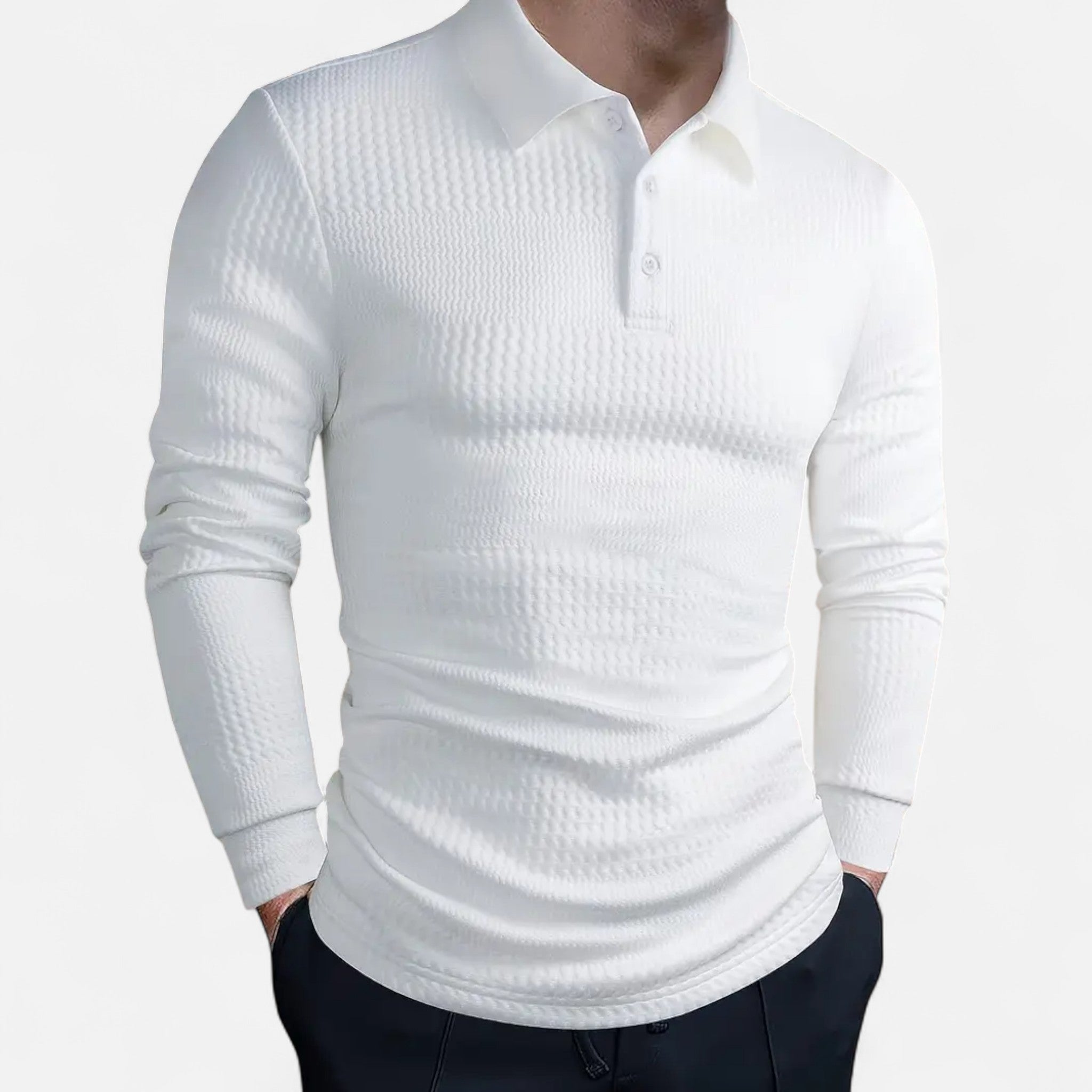 Etclair Mode | Men’s Jacquard Summer Polo