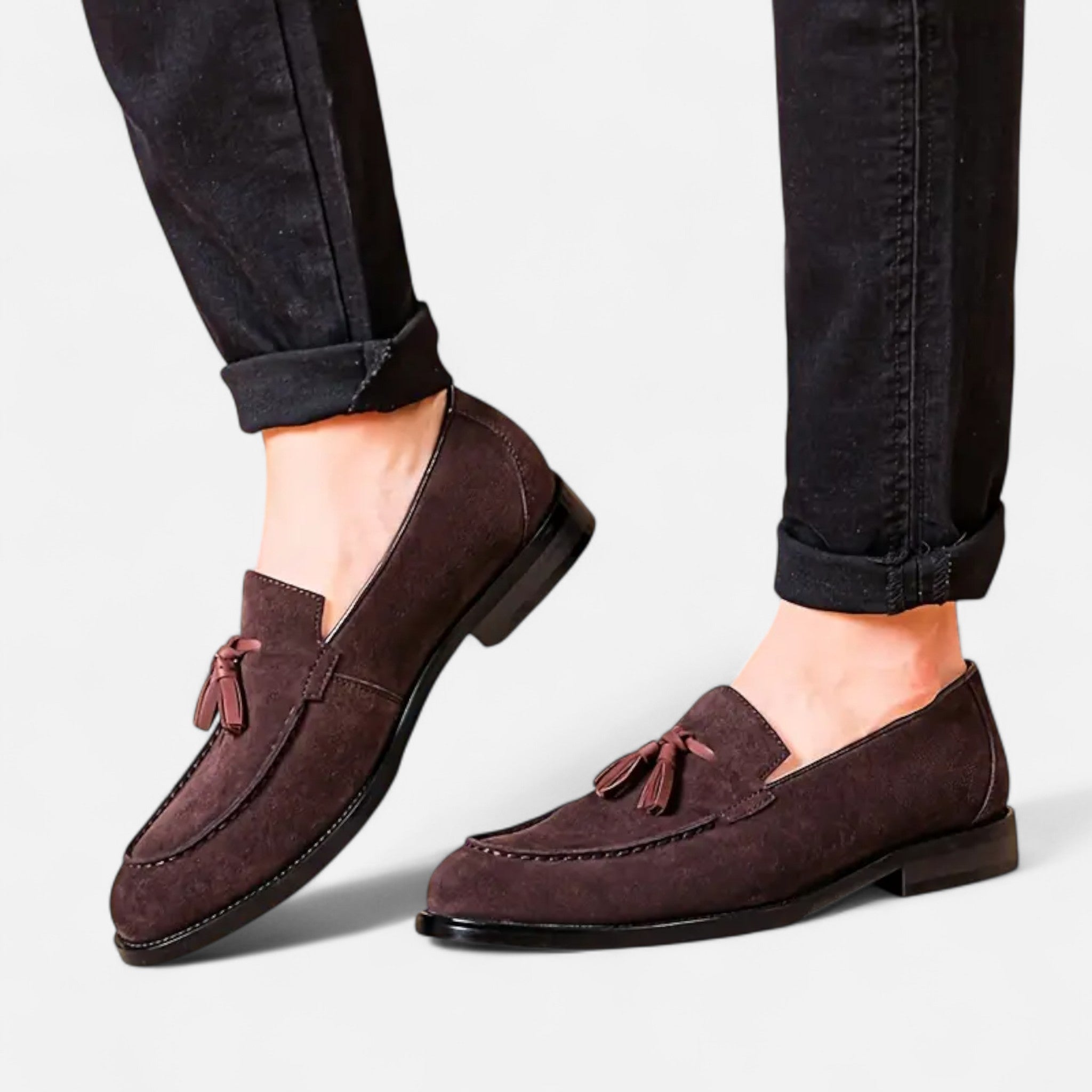 Etclair Mode | Men’s Heritage Tassel Slip-On Loafers
