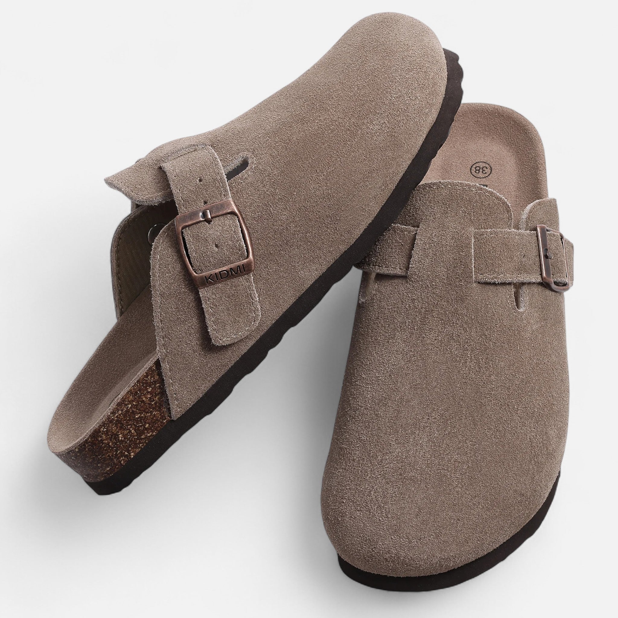 Etclair Mode | Unisex Genuine Suede Classic Clogs
