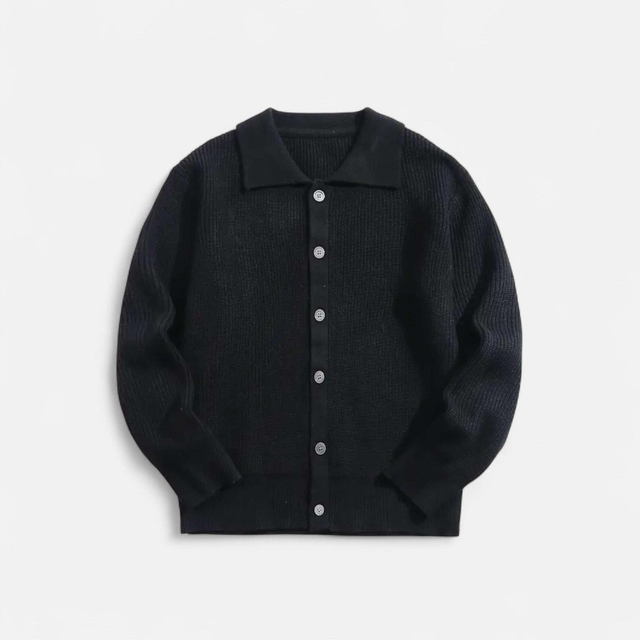 Etclair Mode | Men’s Classic Lapel Knit Cardigan