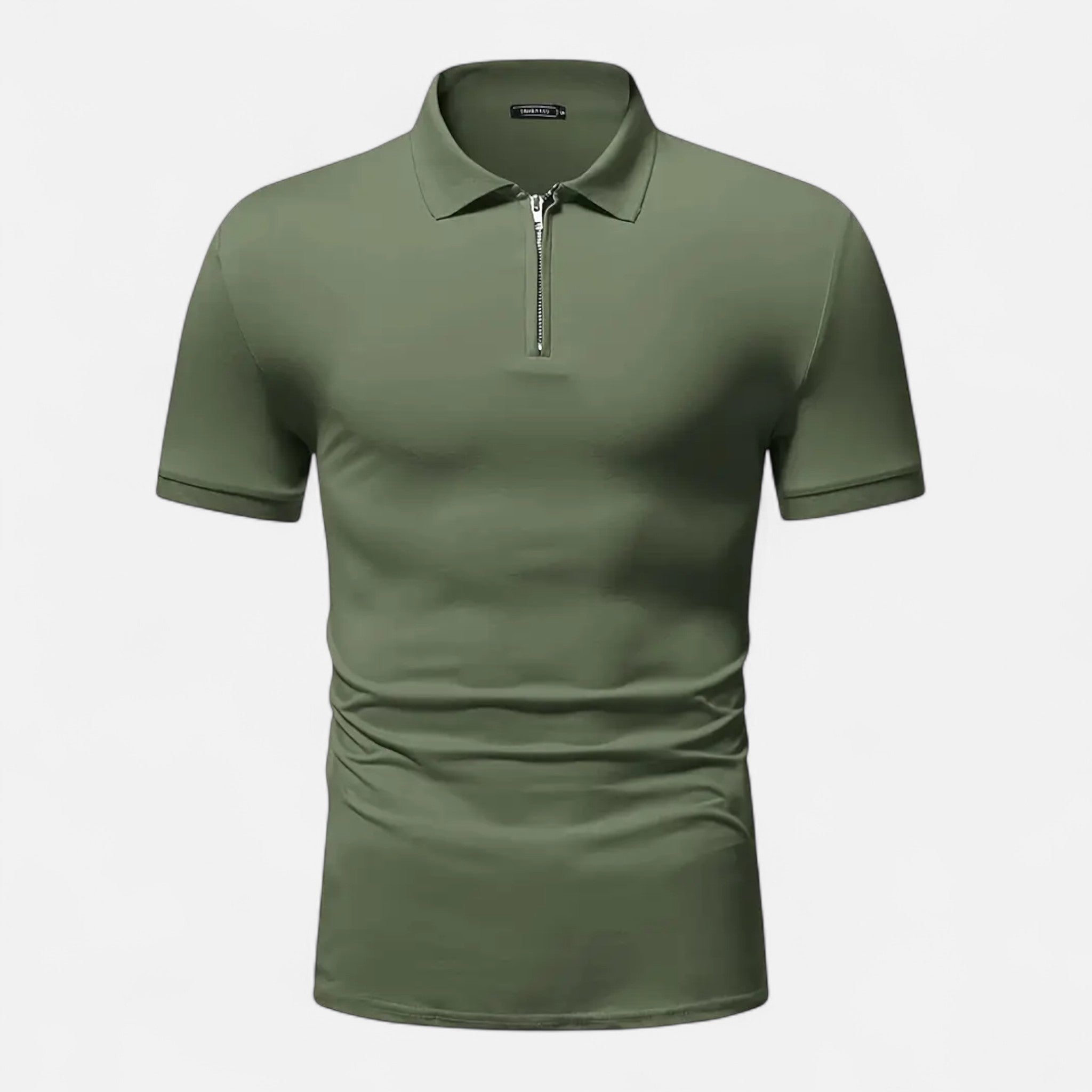 Etclair Mode | Men’s Summer Zipper Polo Shirt