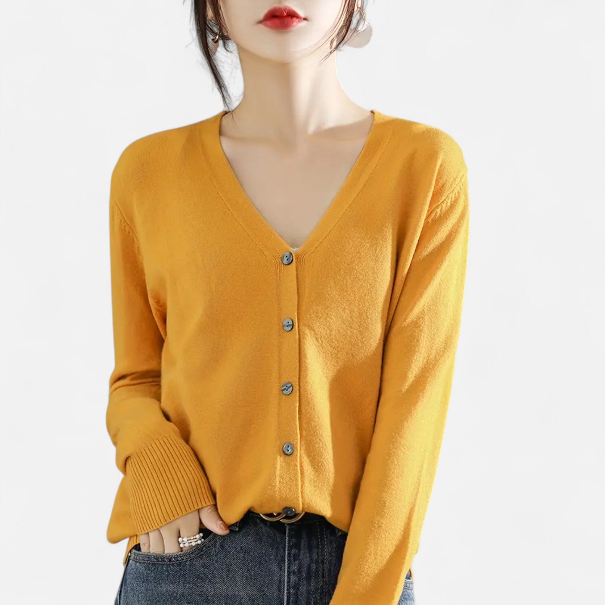 Etclair Mode | Women’s Classic Long Sleeve Cardigan