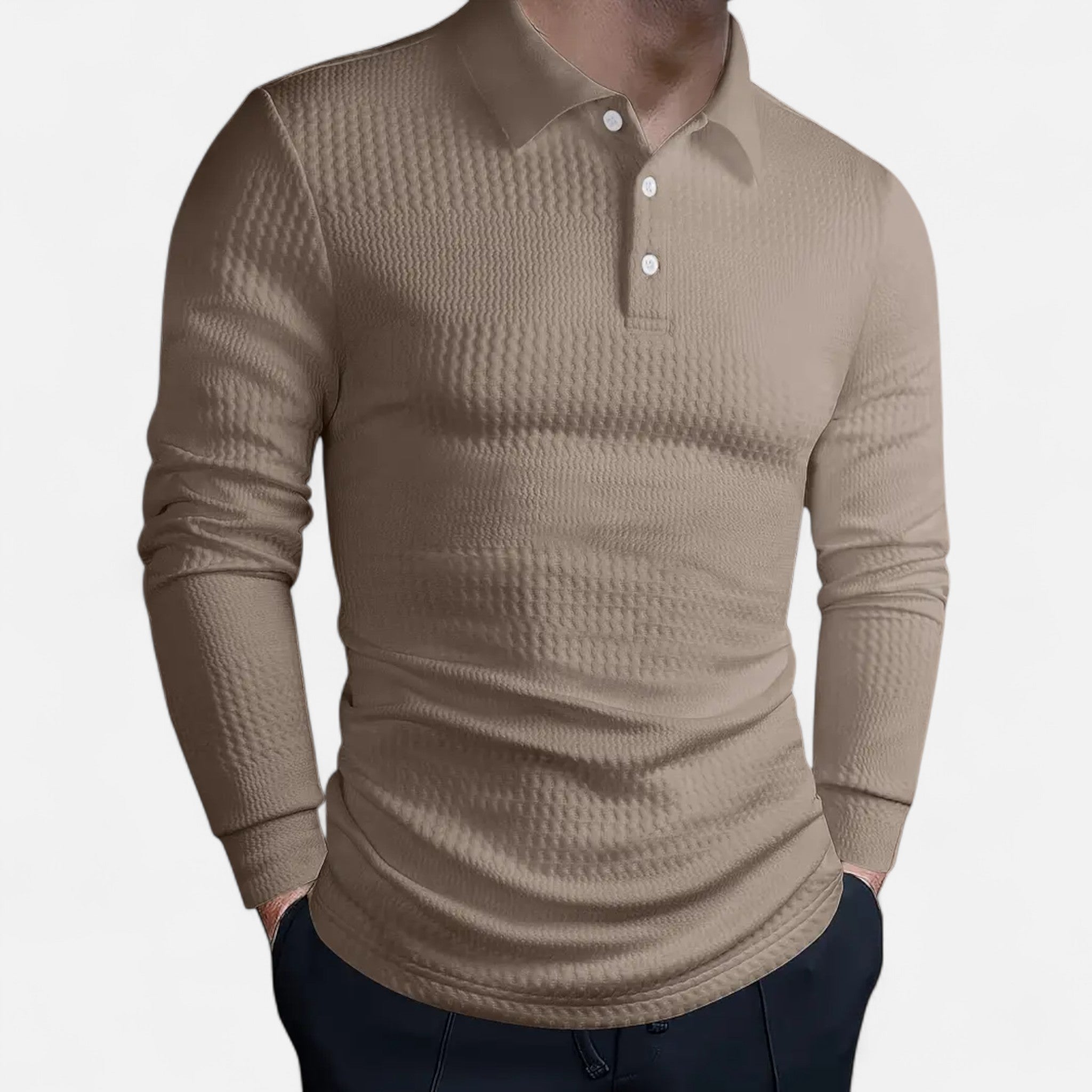 Etclair Mode | Men’s Jacquard Summer Polo