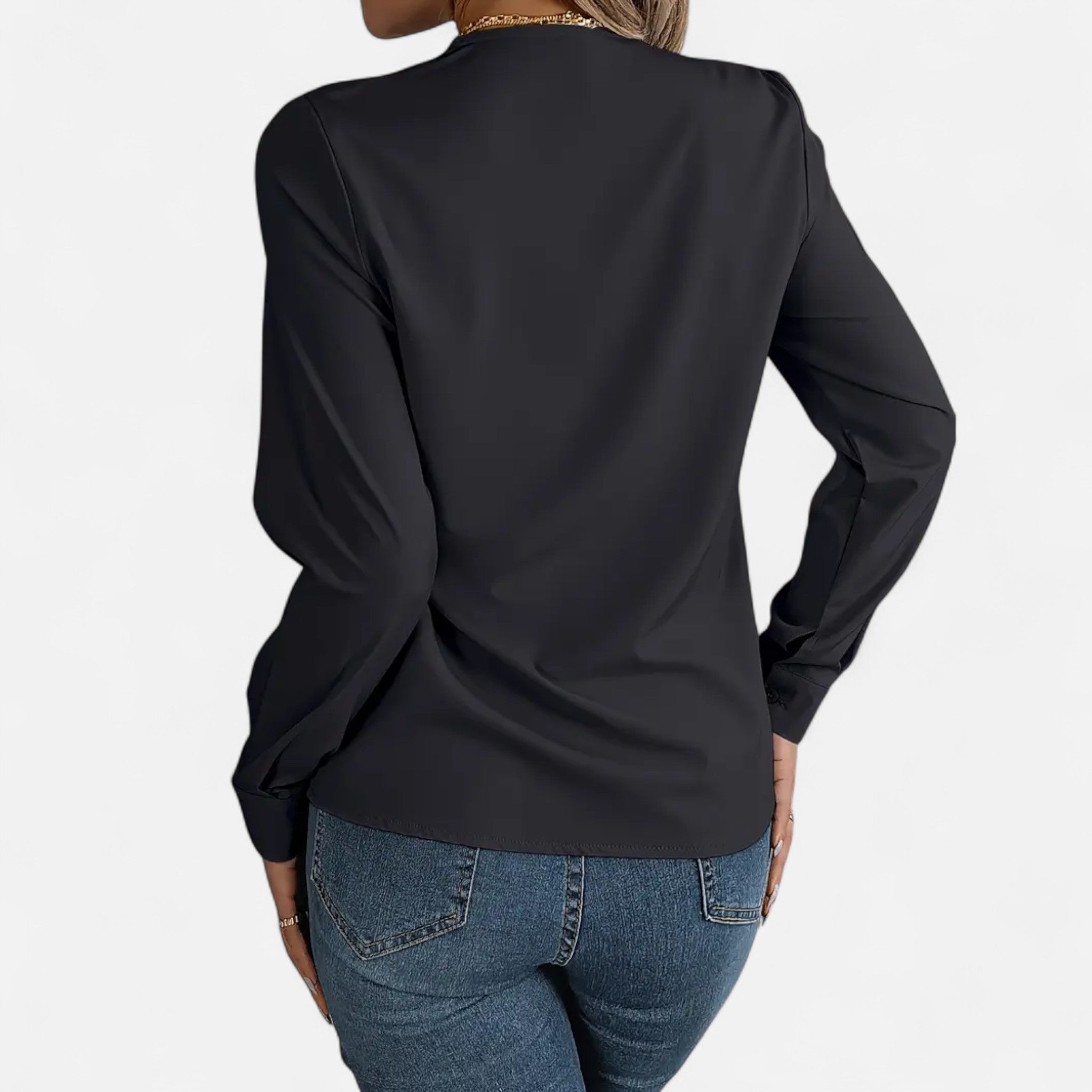Etclair Mode | Women’s Elegant V-Neck Shirt
