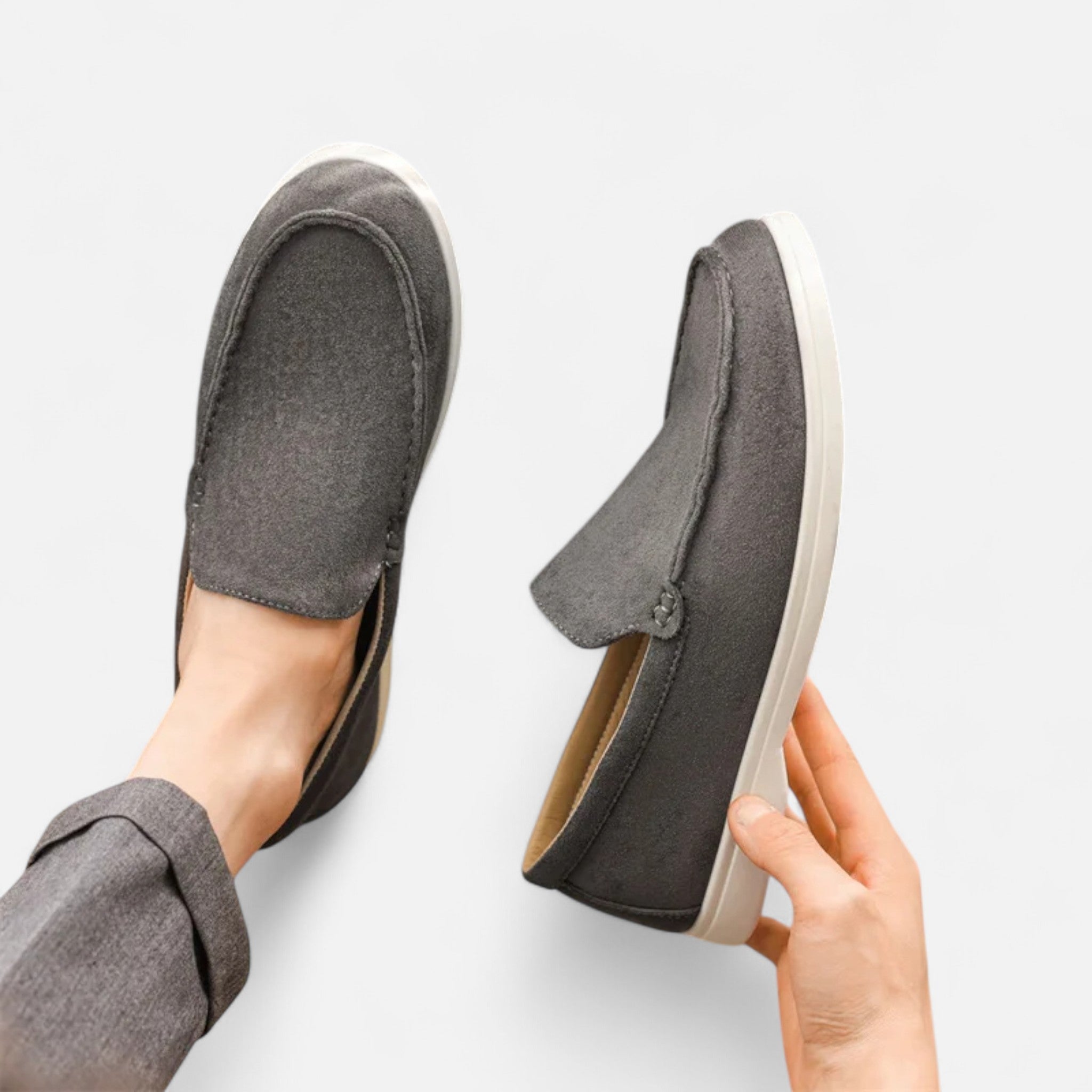 Etclair Mode | Men’s Suede British Loafers