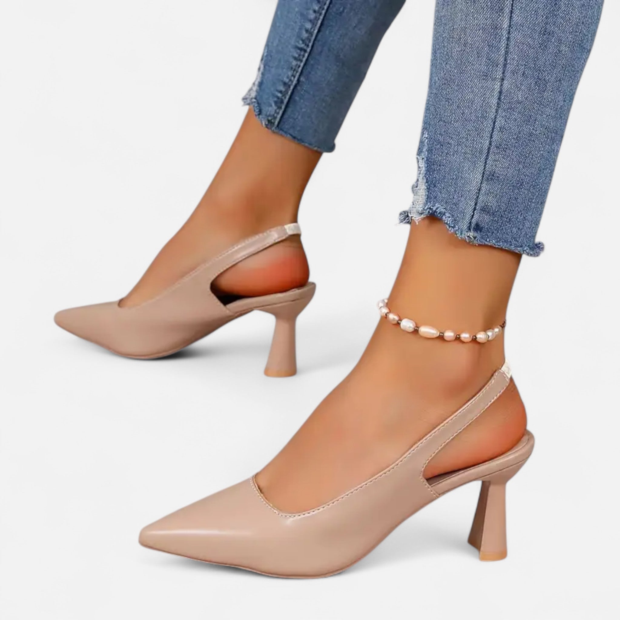 Etclair Mode | Women’s Elegant Pointed Slingbacks