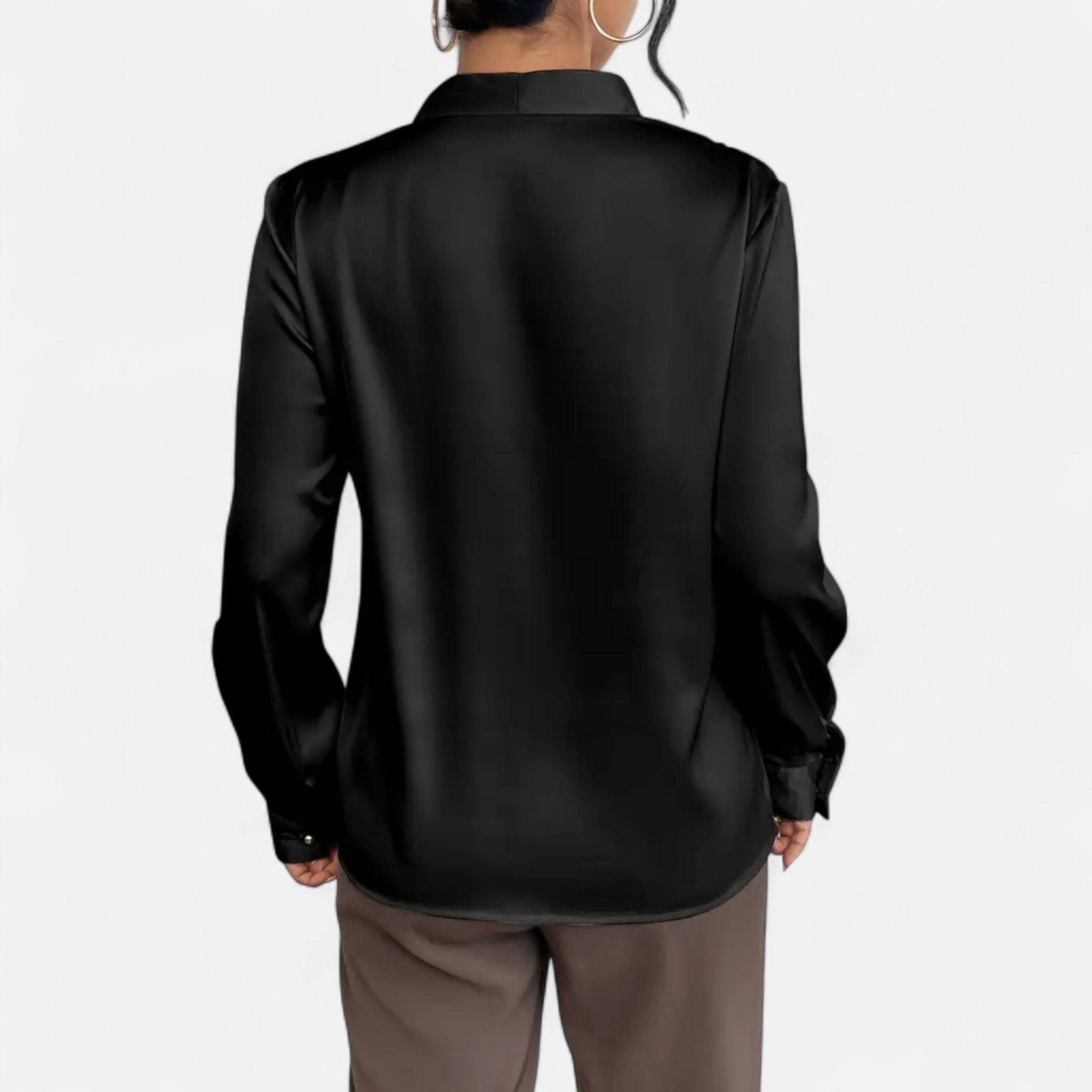 Etclair Mode | Women’s Classic Long Sleeve Blouse