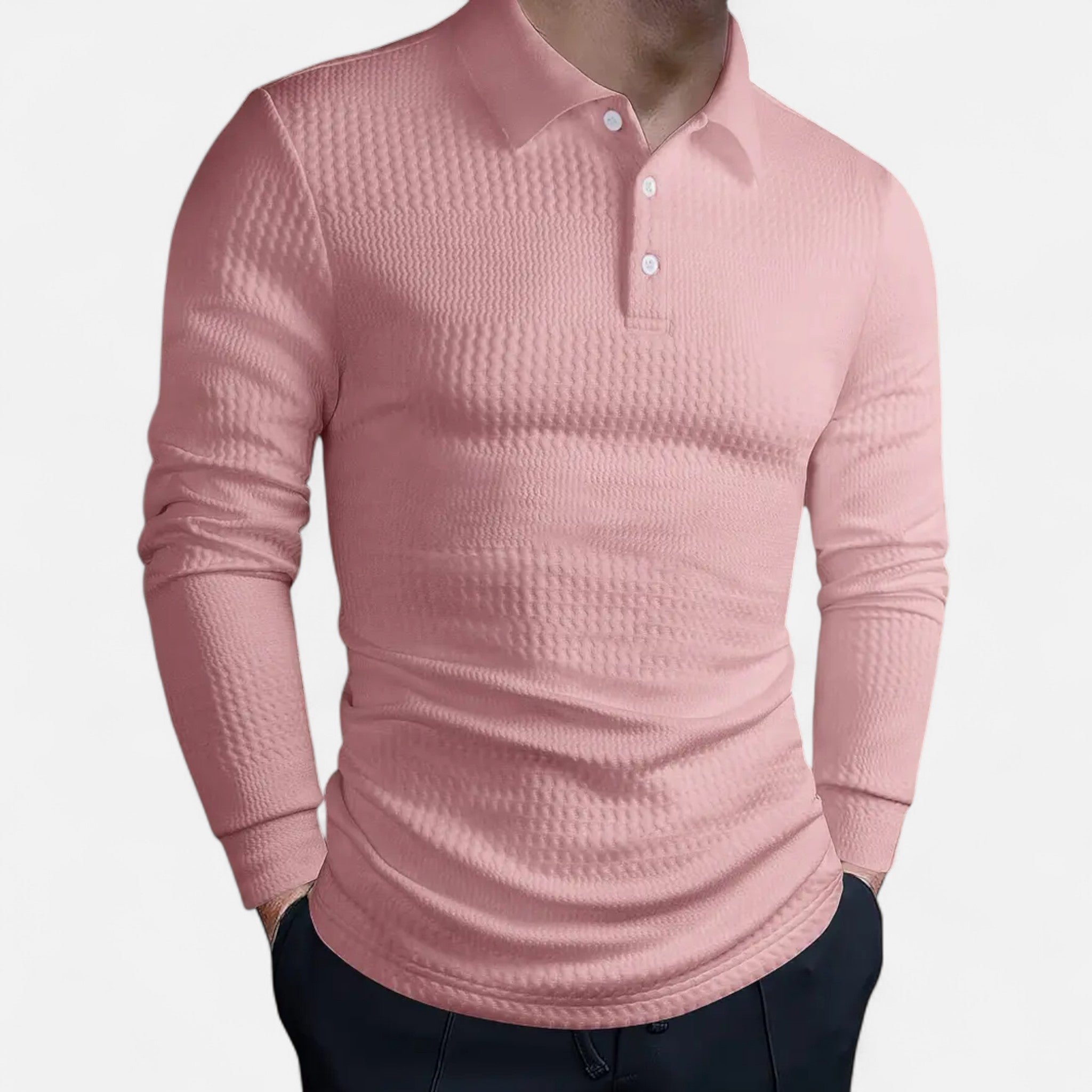 Etclair Mode | Men’s Jacquard Summer Polo