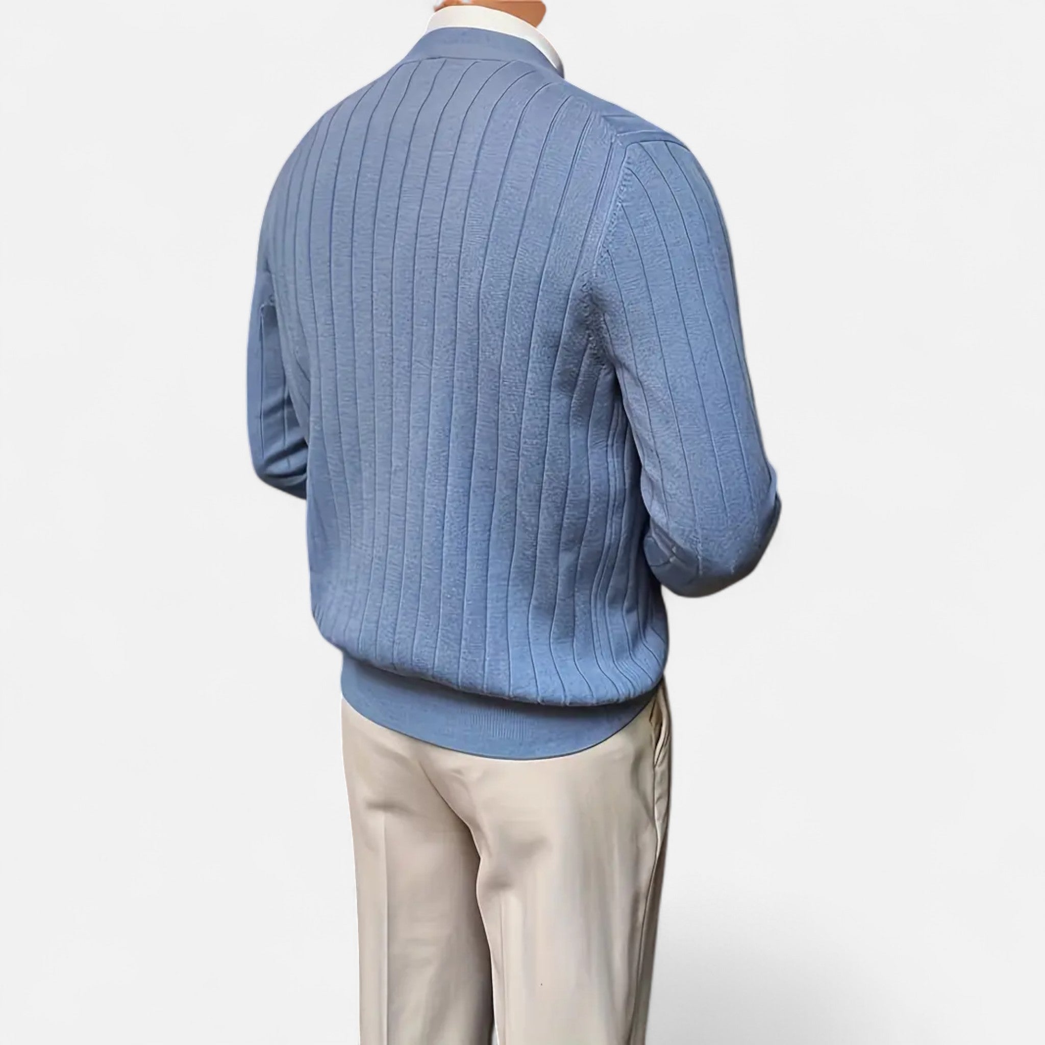 Etclair Mode | Men’s Classic Wool Button Cardigan