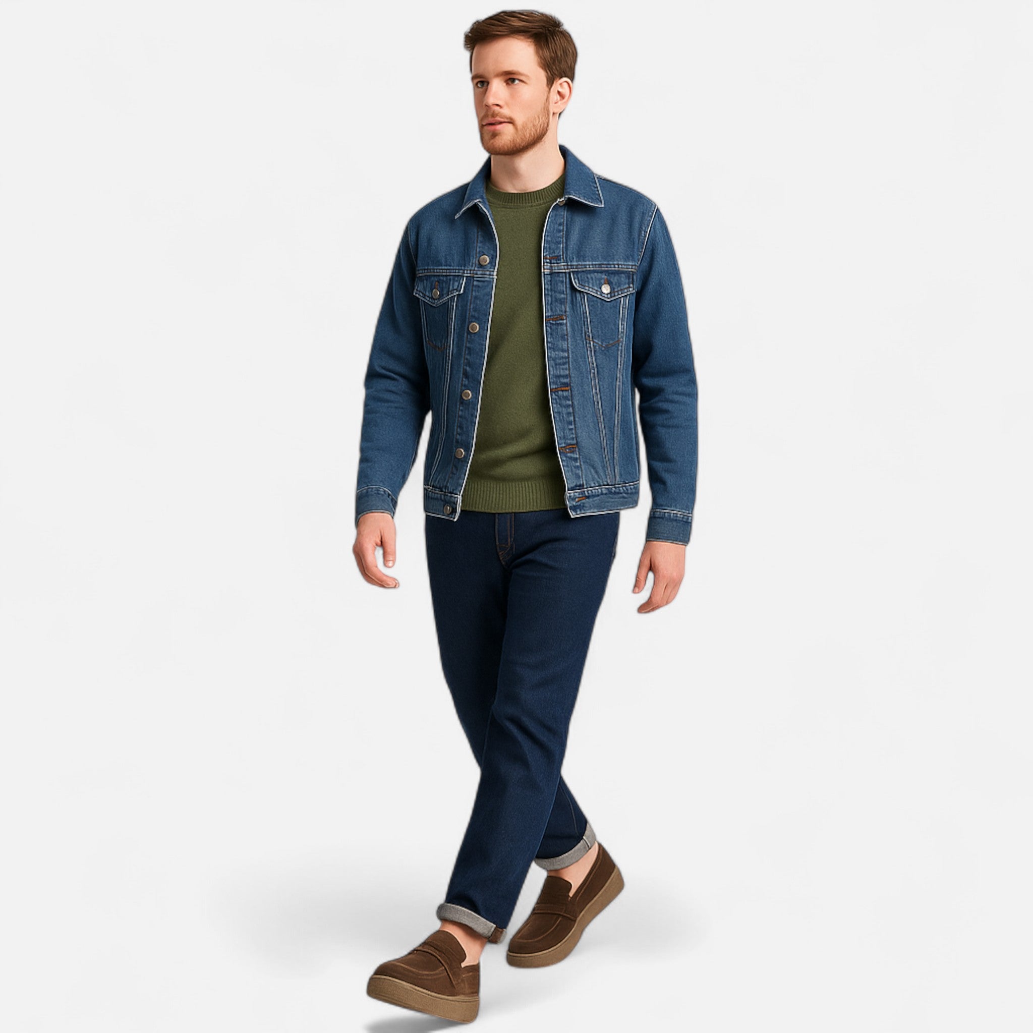 Etclair Mode | Men’s Classic Loafers with Buckle Detail