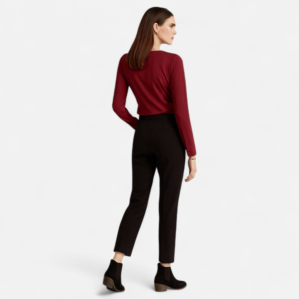 Etclair Mode | Women’s Elegant V-Neck Shirt