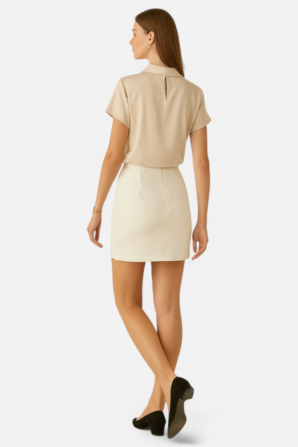 Etclair Mode | Women’s Heritage Satin Workwear Top