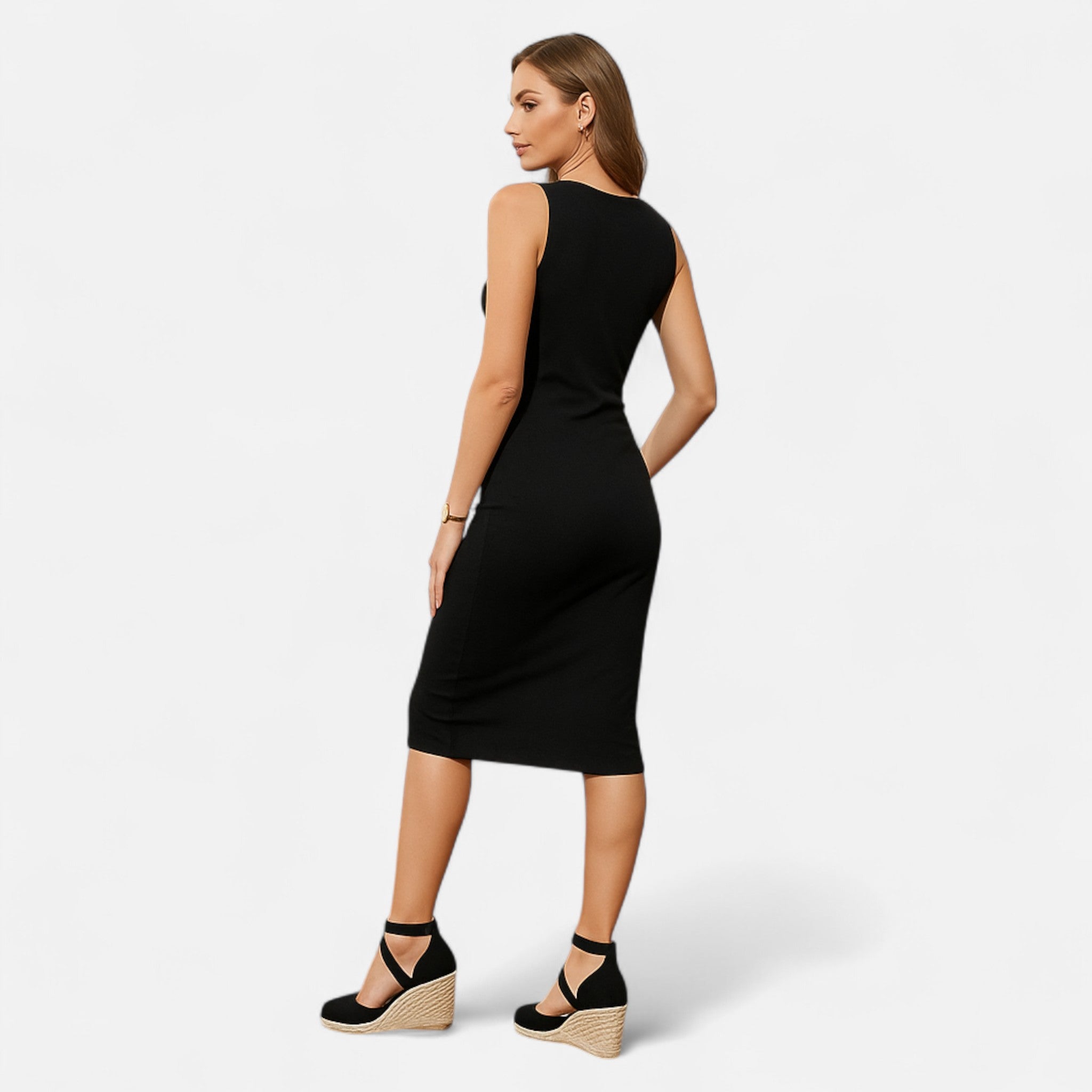 Etclair Mode | Women’s Closed-Toe Wedge Espadrilles