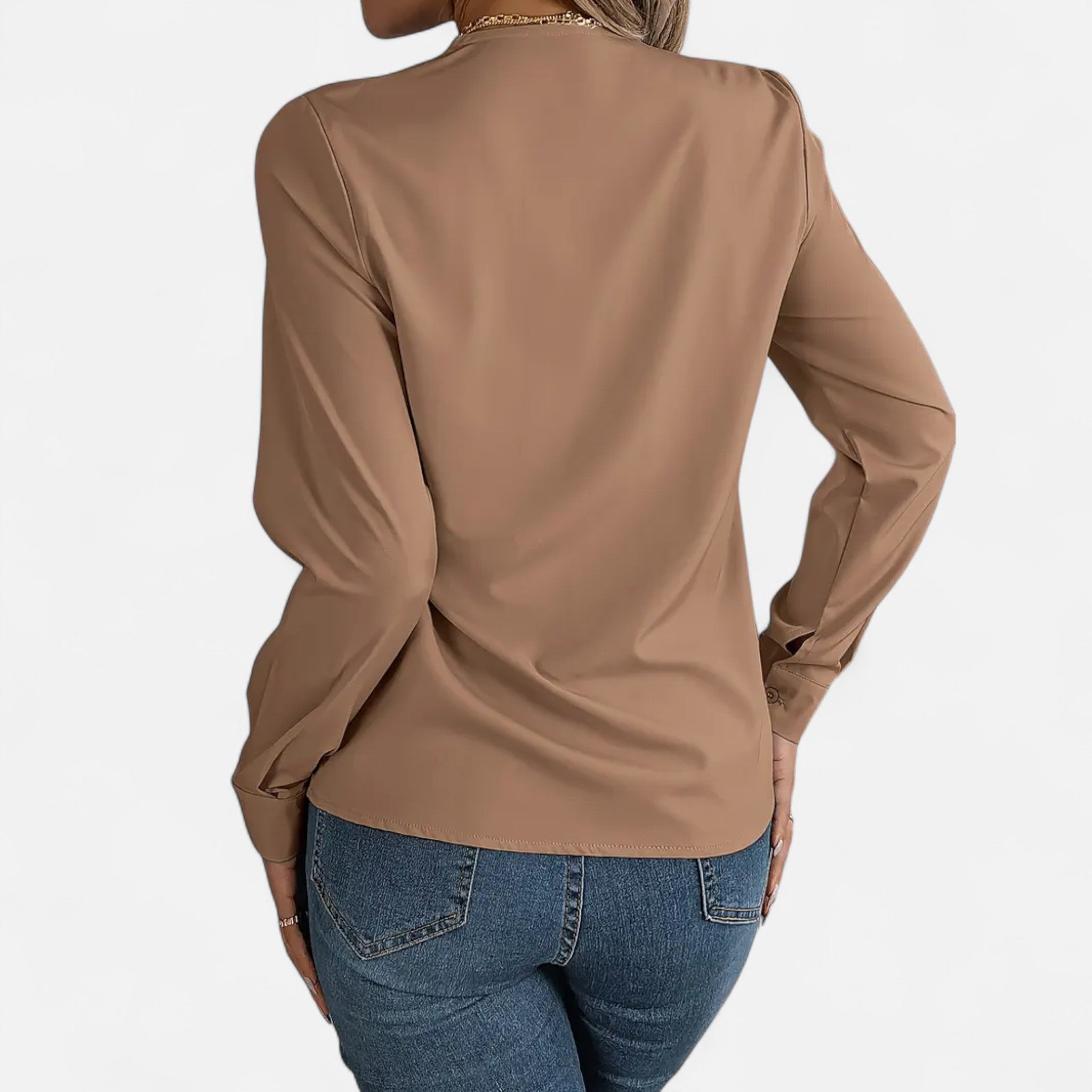 Etclair Mode | Women’s Elegant V-Neck Shirt