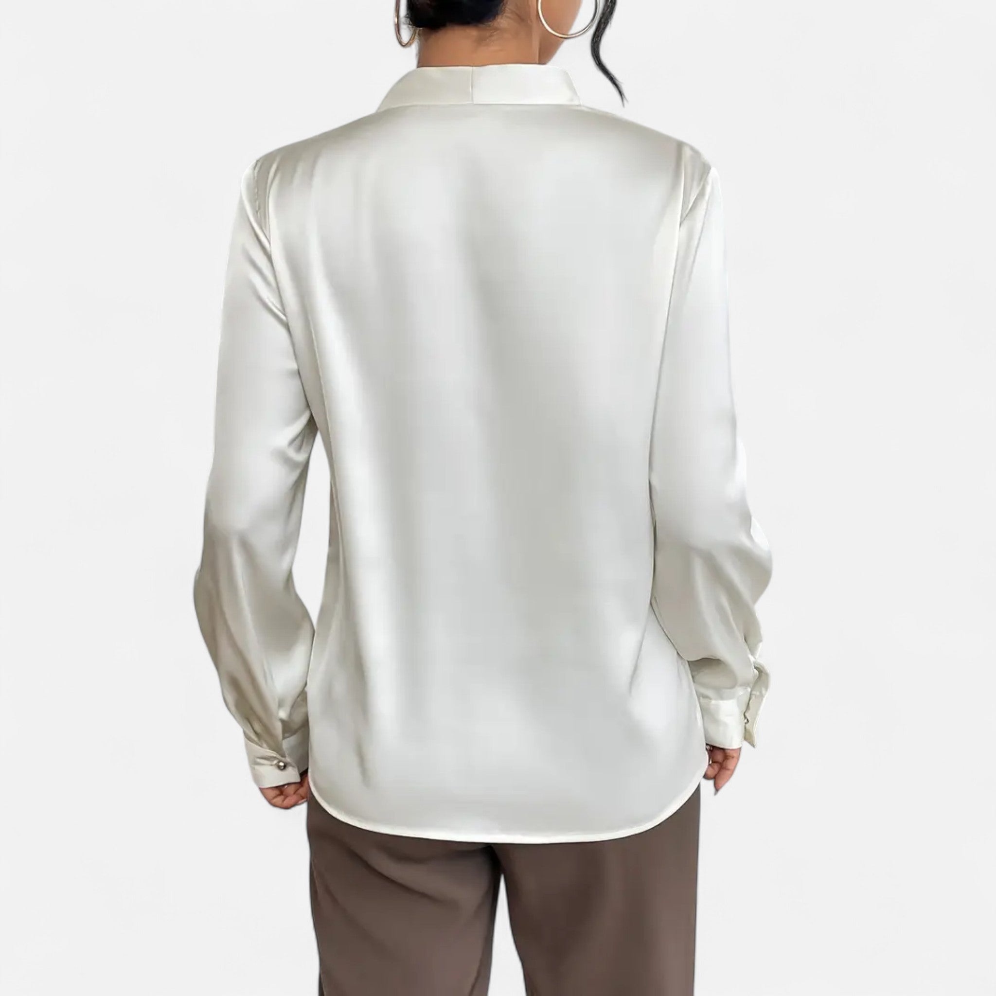 Etclair Mode | Women’s Classic Long Sleeve Blouse