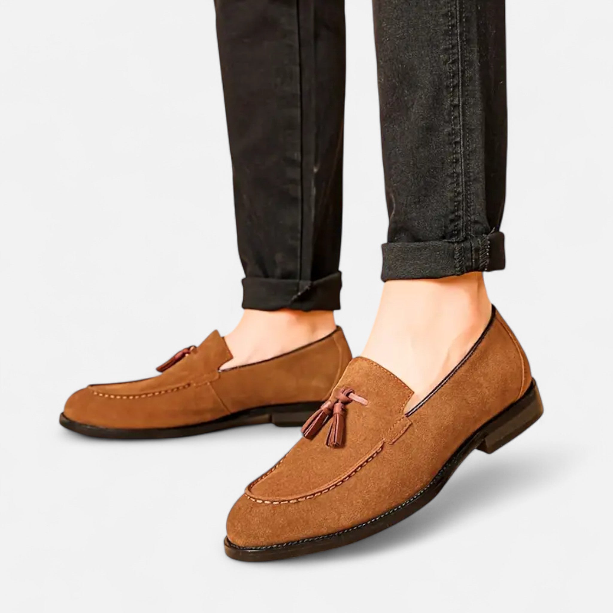 Etclair Mode | Men’s Heritage Tassel Slip-On Loafers