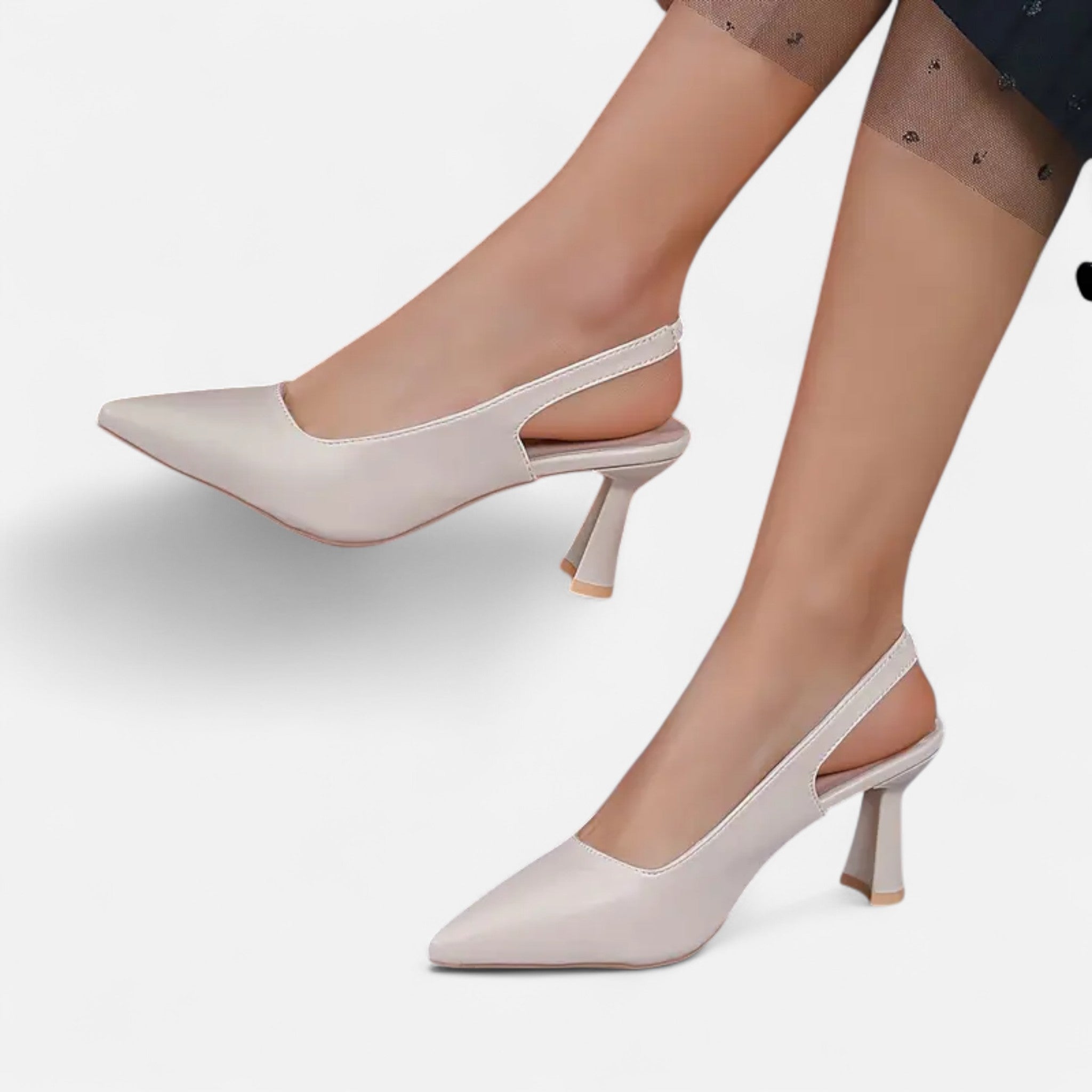 Etclair Mode | Women’s Elegant Pointed Slingbacks