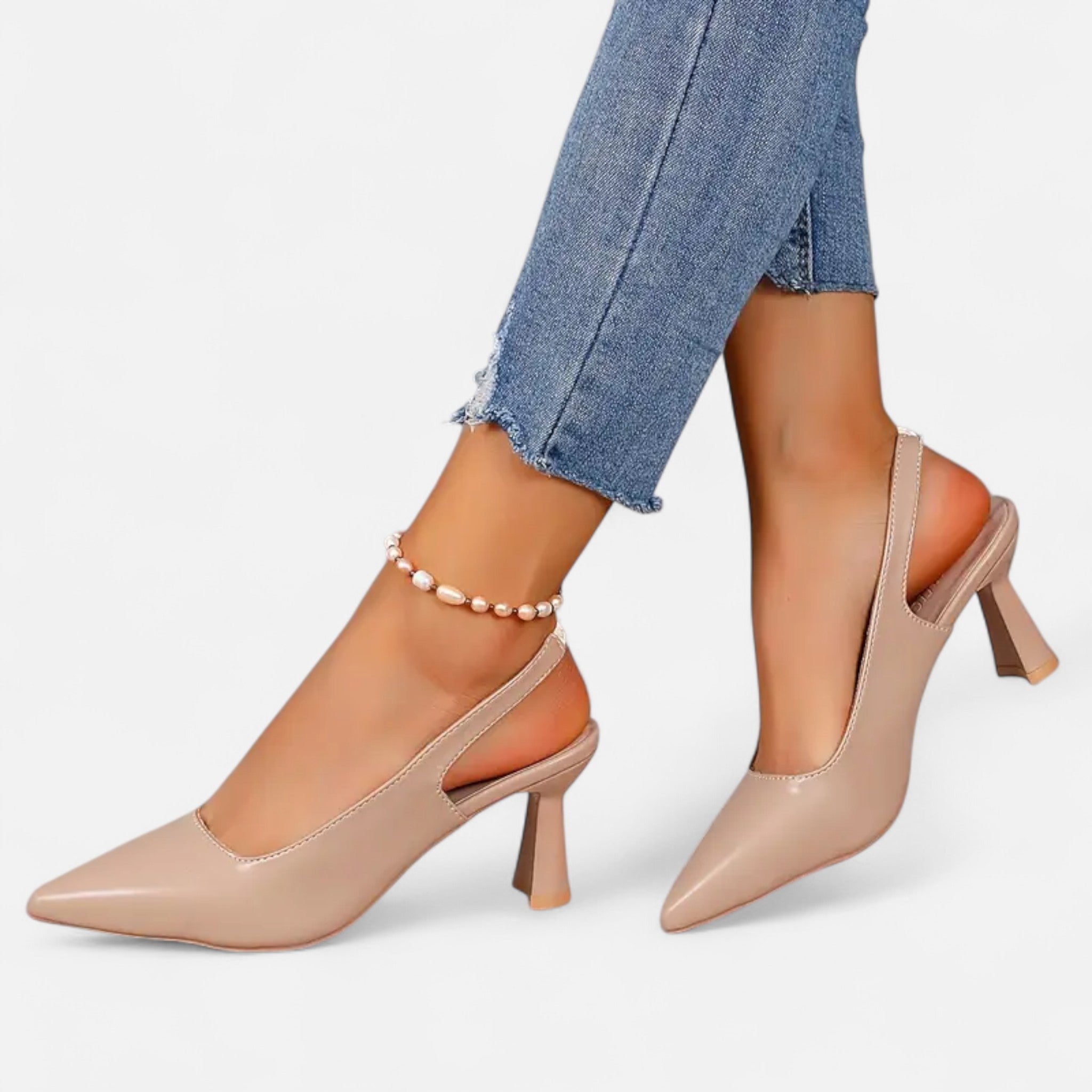 Etclair Mode | Women’s Elegant Pointed Slingbacks