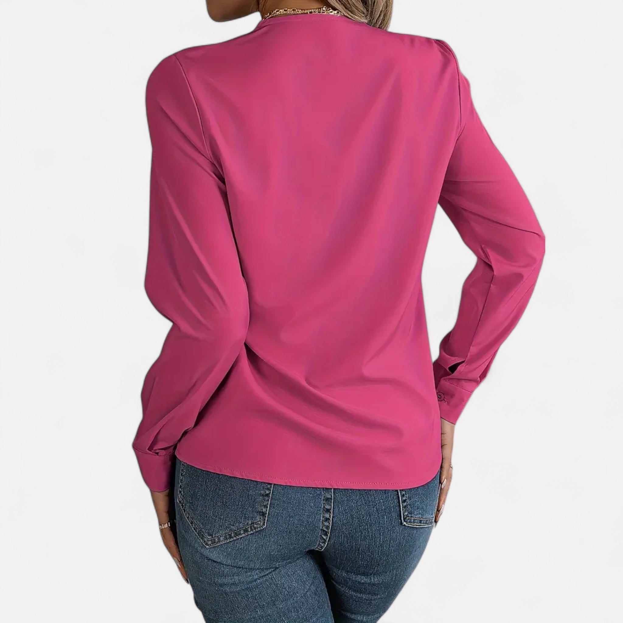 Etclair Mode | Women’s Elegant V-Neck Shirt