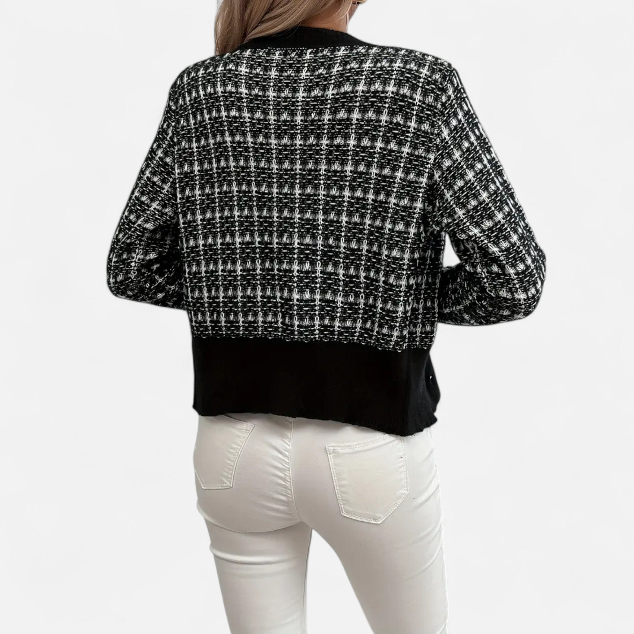 Etclair Mode | Women’s Heritage Plaid Button Cardigan