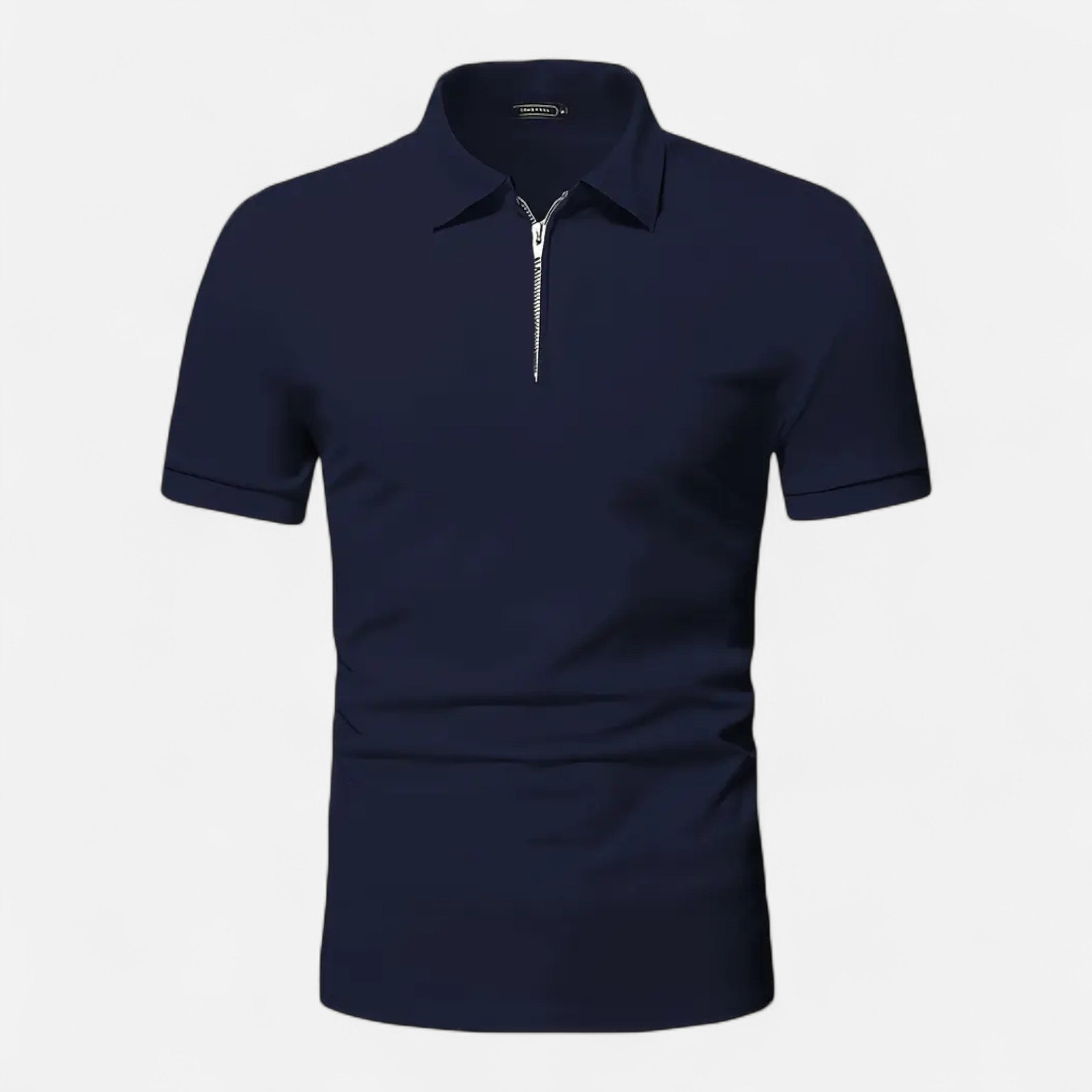 Etclair Mode | Men’s Summer Zipper Polo Shirt